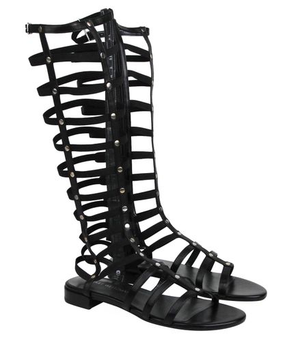 Women's Gladiator Nappa Leather Elastic Stretch Boots - Stuart Weitzman - Modalova