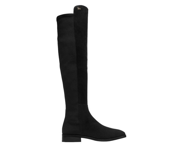 Women's Keelan Suede With Logo Over The Knee Boots - Stuart Weitzman - Modalova