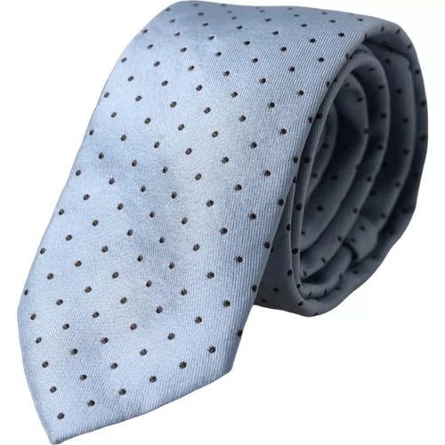Light Polka Dot Silk Adjustable Men Men's Tie - Dolce & Gabbana - Modalova