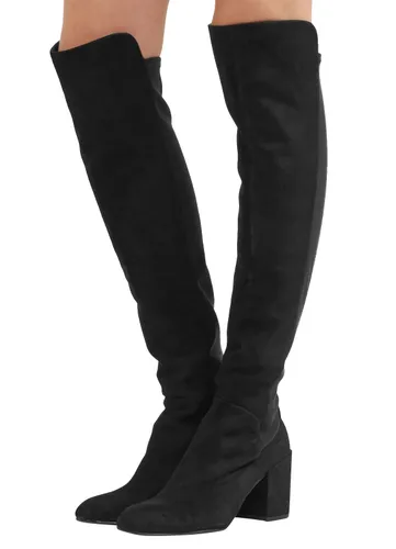 Women's Halftime Stretch-Crepe Suede Over-The-Knee Boot (10.5 US) - Stuart Weitzman - Modalova