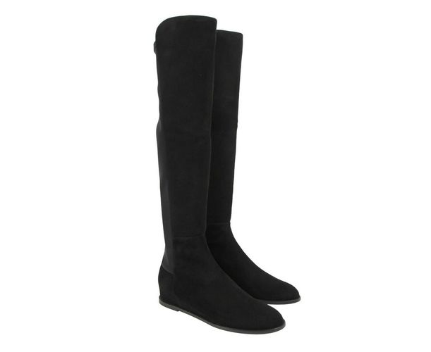 Women's Mainline Suede Hidden Wedge Knee-High Boot (5 M) - Stuart Weitzman - Modalova