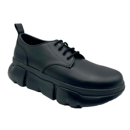Men's Leather Platform Lace Up Sneaker (41 EU / 8 US) - MCM - Modalova