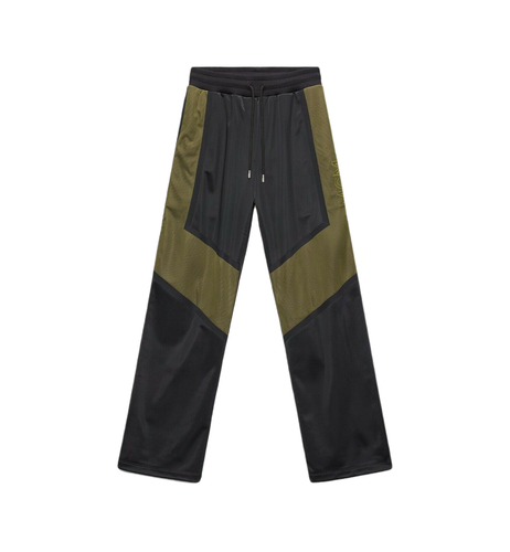 Men's Straight Sweatpants with Olive Green Mesh (Regular; XL) - MCM - Modalova