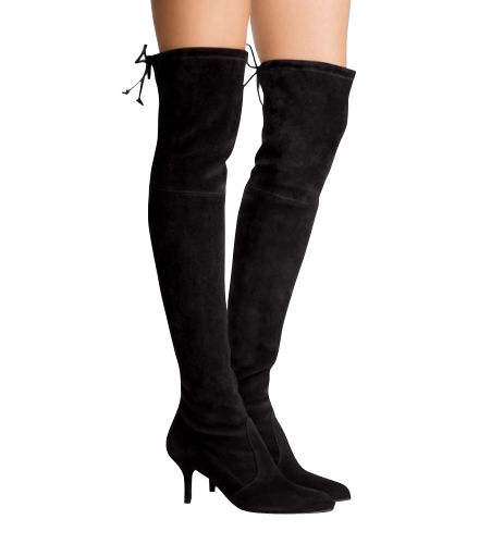 Women's Suede Solid Tiemodel Over-The-Knee Boot (8.5 US) - Stuart Weitzman - Modalova