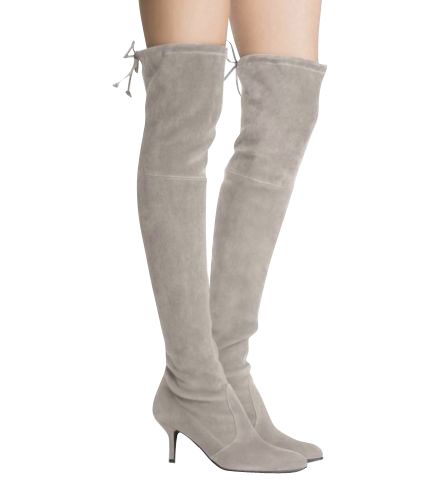 Women's Solid Tiemodel Suede Over-The-Knee Boot - Stuart Weitzman - Modalova