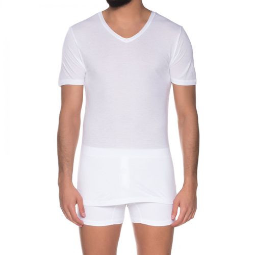 Mey V-Neck T-Shirt Weiß - mey - Modalova