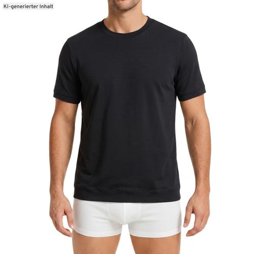 Pima T-Shirt mit rundem Halsausschnitt - Ragman - Modalova