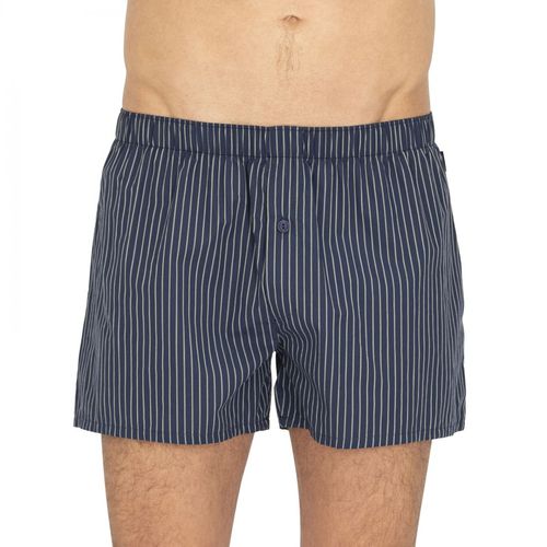 Hanro Boxershorts Blau gestreift - Hanro - Modalova