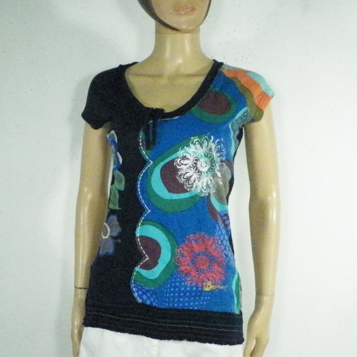 T-Shirt Marine T M - Desigual - Modalova