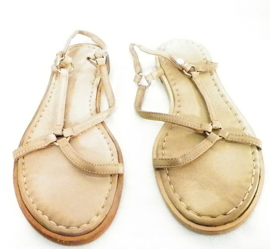 Sandale femme Beige T 35 - Label Emmaus - Modalova