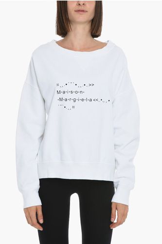 MM1 Oversized Sweatshirt with Logo Lettering size Xs - Maison Margiela - Modalova
