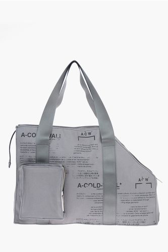 Outer Pocket Printed Canvas Shopper Bag size Unica - A Cold Wall - Modalova