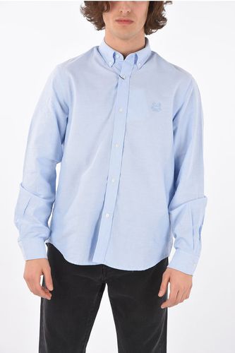 Button-down Collar Hopsack Cotton Shirt size 42 - Kenzo - Modalova