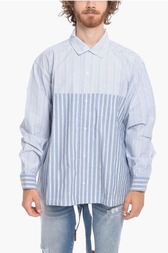 Balanced Stripe Cotton Shirt with Drawstring size 44 - Ambush - Modalova