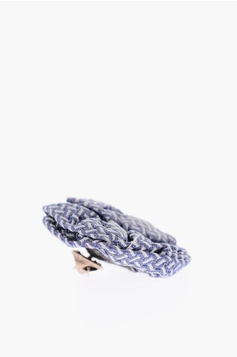 Basket Weave Motif Silk Ceremony Brooch size Unica - Corneliani - Modalova