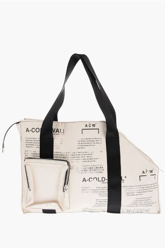Canvas V2 Tote Bag with Lettering Print size Unica - A Cold Wall - Modalova