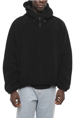 Embroidered Logo Teddy Hoodie Größe S - 424 - Modalova