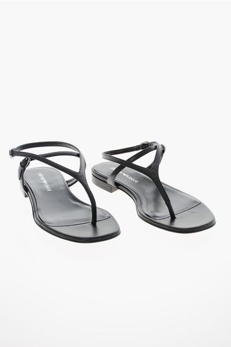 EMPORIO Leather Thong Sandals size 38 - Armani - Modalova