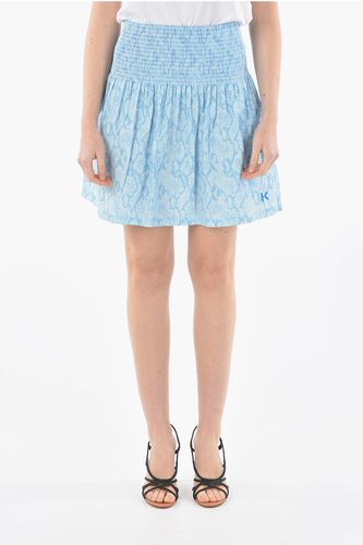 Flared Skirt in Geometric Motif with Elasticated Waist Band size 40 - Kenzo - Modalova