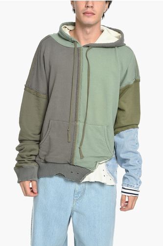 FRAGMENT Hoodie Sweatshirt with Distressed Effect Größe Xl - Greg Lauren - Modalova