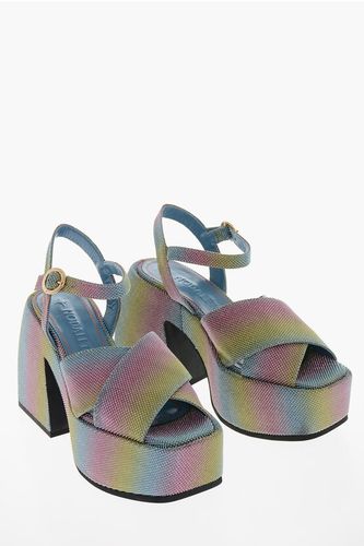 Glittery BULLA JONI RAINBOW Platform Sandals 12cm size 39 - Nodaleto - Modalova