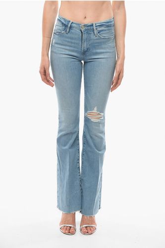 High Waist Flared Jeans With Frayed Hem 26cm Größe 25 - Frame - Modalova