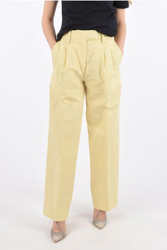 High Waist Linen and Cotton CAMINO Double Pleated Pants size 42 - Remain - Modalova