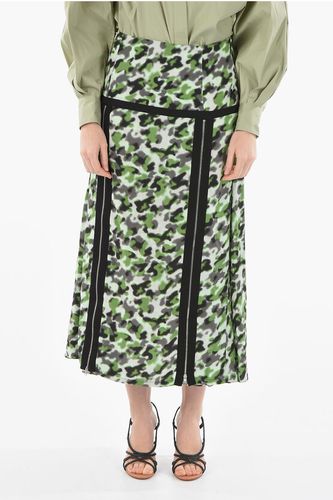 High-waisted Flared Longuette Skirt with Zip Detailing size 42 - Kenzo - Modalova