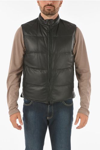 ID reversible sleeveless leather down jacket size 50 - Corneliani - Modalova