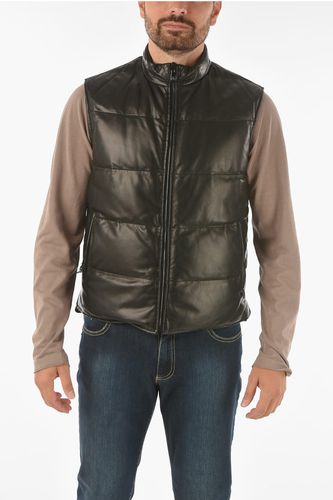 ID reversible sleeveless leather down jacket size 52 - Corneliani - Modalova