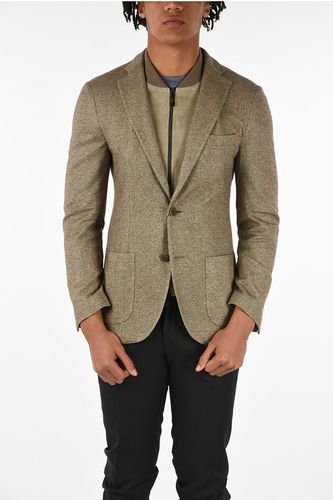ID Silk and Cashmere 2 Buttons Blazer with Patch Pockts size 50 - Corneliani - Modalova