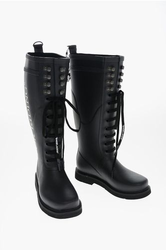 Lace-up FOR RIDING Boots with Lettering Logo size 36 - Off-White - Modalova