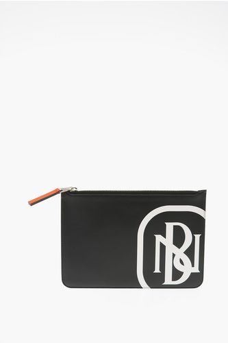 Leather SPLIT MONOGRAM Pouch with Zip Closure size Unica - Neil Barrett - Modalova
