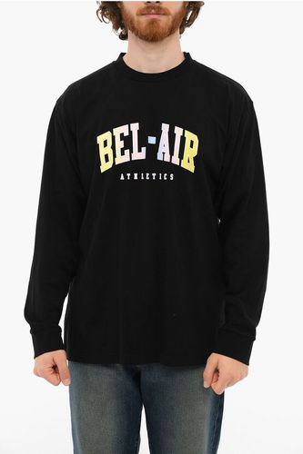 Long Sleeved COLLEGE T-shirt With Logo Print Größe S - Bel Air Athletics - Modalova