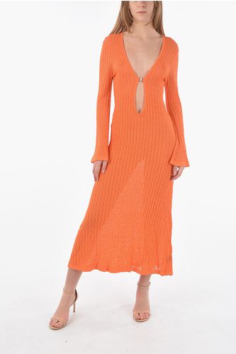 Perforated Knitted MAYA maxi Dress with Neckline Front size 40 - Dodo Bar Or - Modalova
