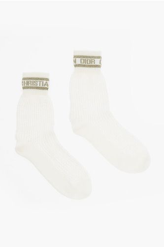 Perforated Socks with Lurex Detail Größe S - Dior - Modalova