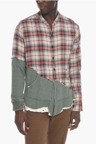 Plaid Unstructured Shirt Größe Xl - Greg Lauren - Modalova