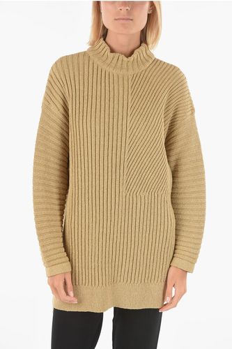 Ribbed Lurex Oversized CHAKIYA Turtleneck Sweater size Unica - Aeron - Modalova