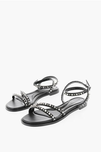 Alexander McQueen Stud Sandals Leather Beige | Sandal