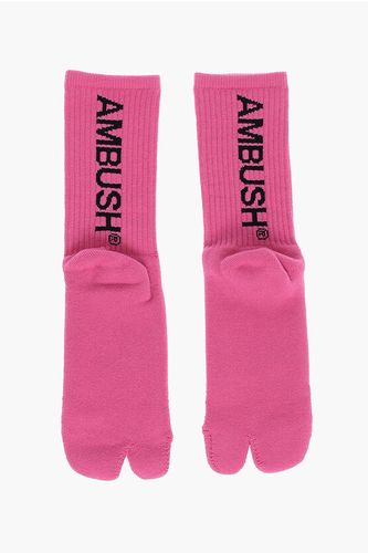 Solid Color Ribbed TABI Long Socks size Unica - Ambush - Modalova