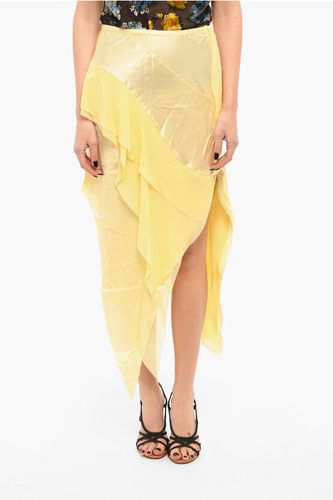 Viscose and Silk-blend ARDESIA Asymmetrical Skirt size 24 - Diesel - Modalova