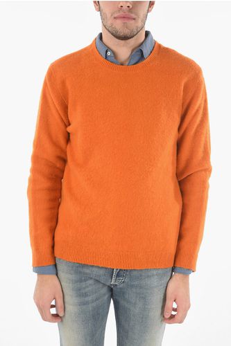 Virgin Wool-blend Crew-neck Sweater with Patch Details size S - Altea - Modalova