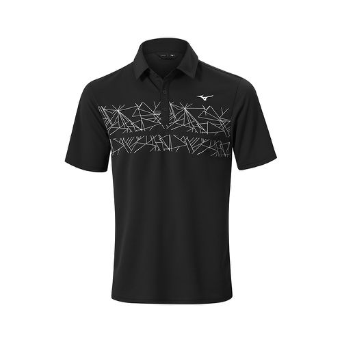 Breath Thermo Graphic Polo Hombre Talla L - Mizuno - Modalova