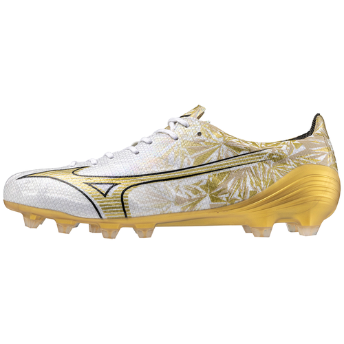 Α JAPAN Fußballschuhe Weiß/GE Gold/Schwarz Damen/Herren Grösse 40.5 - Mizuno - Modalova