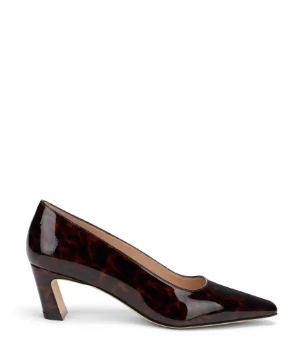 STASSI PUMP 50, PUMPS, , GLOSS TORTOISE - Stuart Weitzman - Modalova