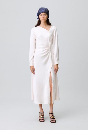 Robe longue satinée fluide - Claudie Pierlot - Modalova