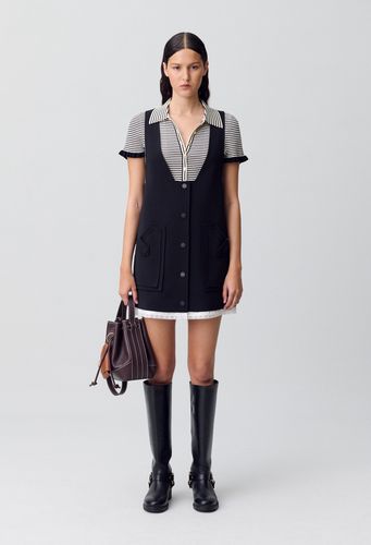 Robe courte chasuble - Claudie Pierlot - Modalova
