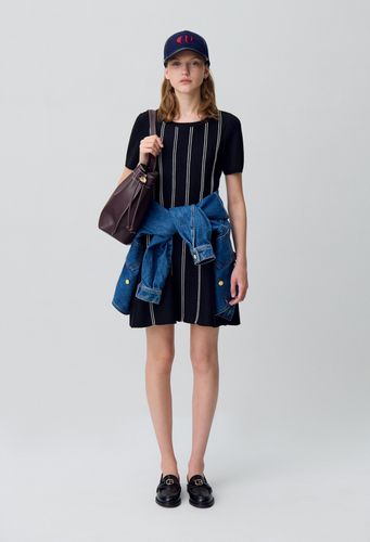 Robe maille courte patineuse - Claudie Pierlot - Modalova