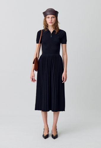Robe midi maille fine - Claudie Pierlot - Modalova