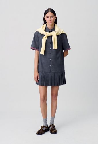 Robe courte plissée - Claudie Pierlot - Modalova